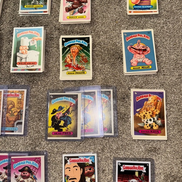 Garage Pail Kids *1985, 86, and 87 Mint to Near Mint Lot including the Adam bomb - Picture 5 of 8